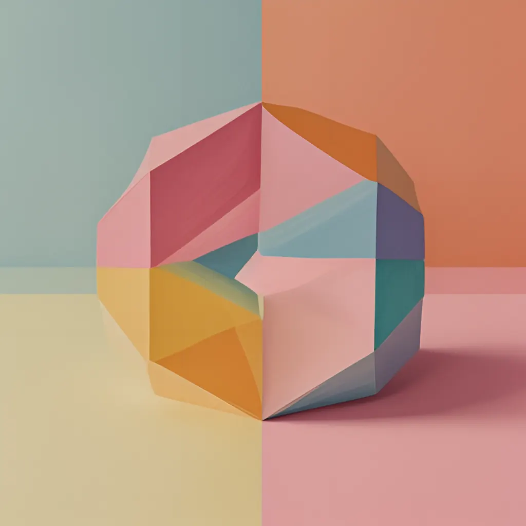 Kolorowa geometryczna układanka — symbol badania inteligencji